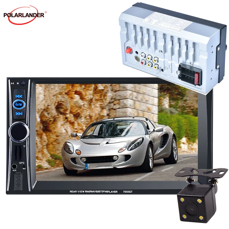 Поддержка USB/TF/AUX FM Радио 8G карта автомобиля Bluetooth GPS навигация 6 "HD 2DIN стерео