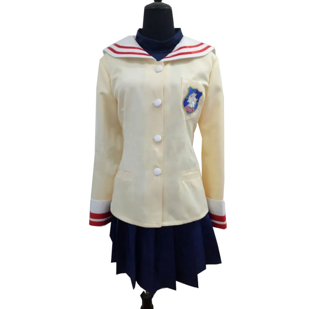 2018 Clannad Ibuki Fuko Hikarizaka частная школьная форма 1 класса Аниме Косплей Костюм|anime cosplay