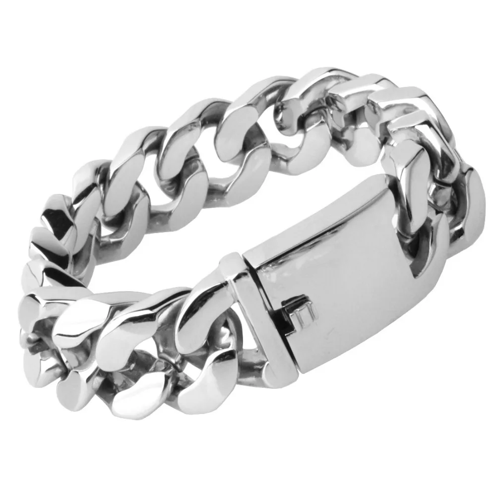 Top Quality 316L Stainless Steel 20mm Extra Thick Link Chain Bracelets