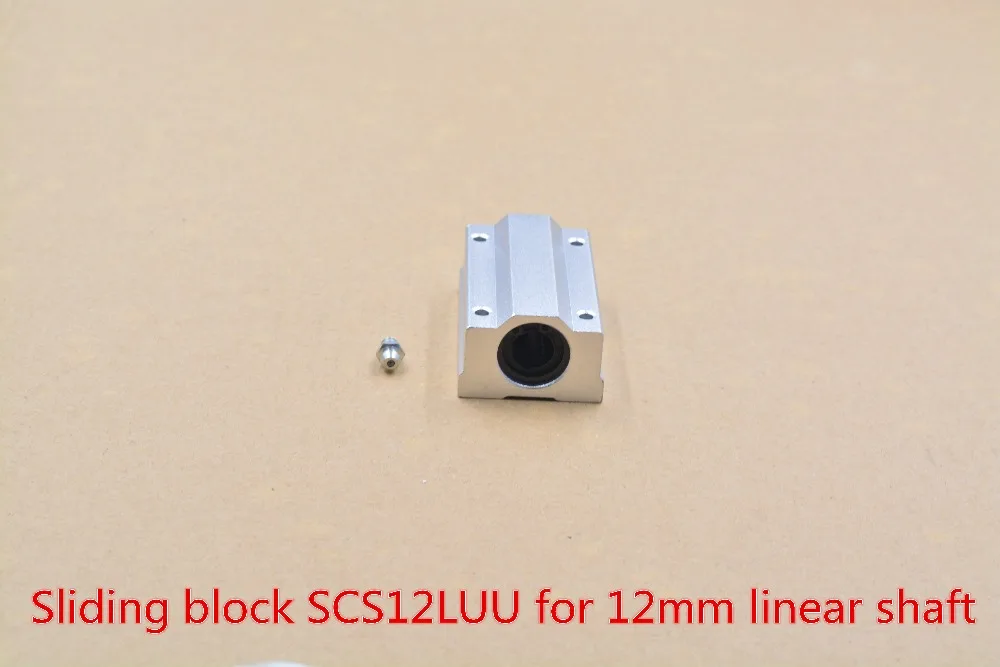 

SC12LUU SCS12LUU bearing 12mm linear slide block for rod round shaft XYZ Table CNC 1pcs