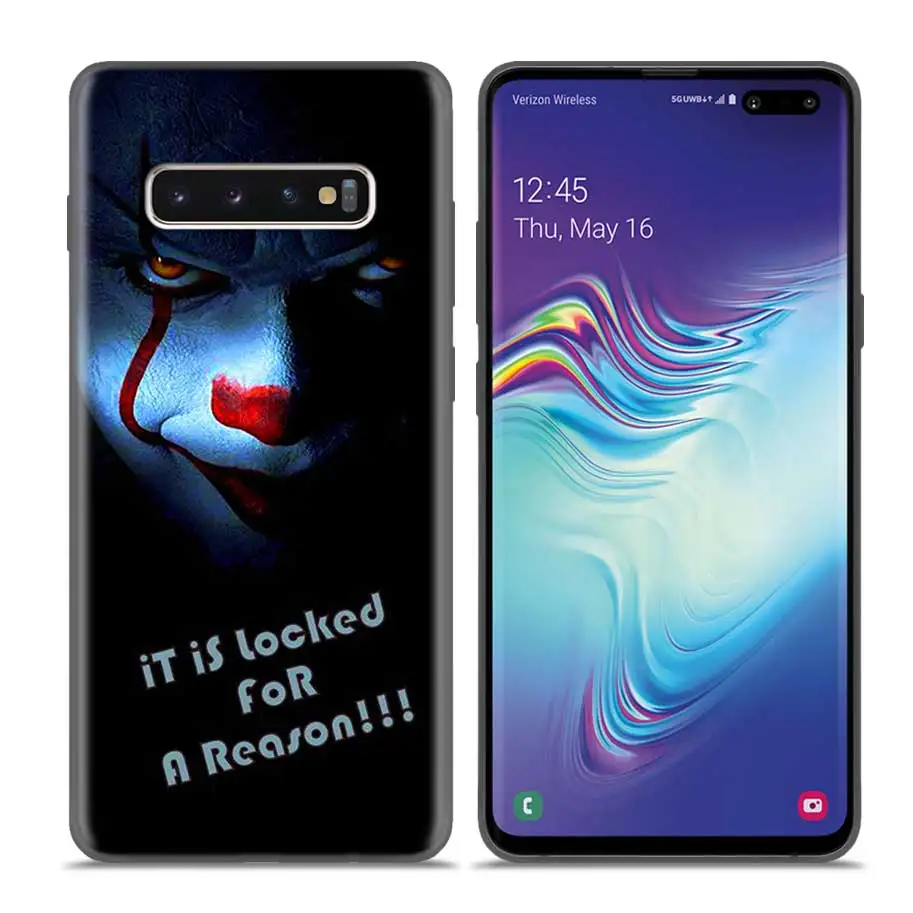 Чехол Capas Coque для samsung Galaxy S10 S9 S8 Plus 5G A30 A50 A70 A40 A20 Note 8 9 10 чехол с изображением клоуна - Цвет: AS-004