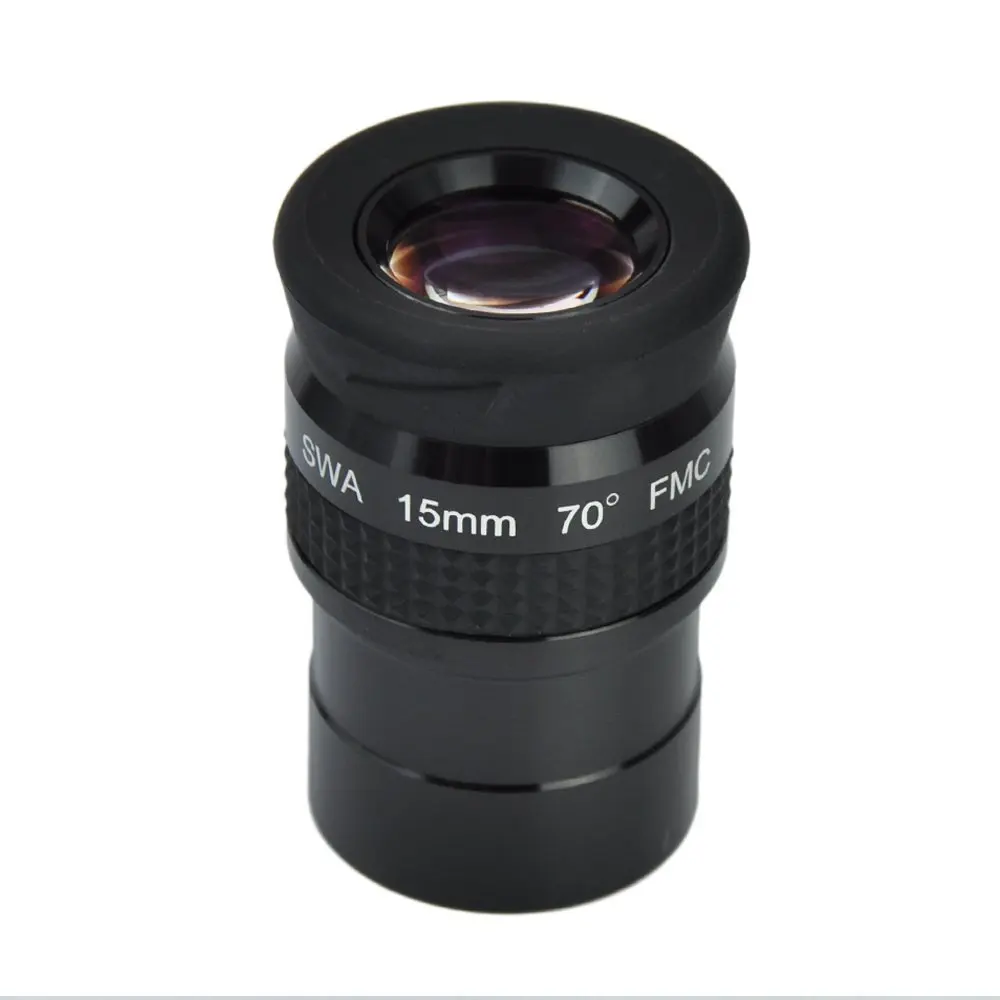 Skydust 1.25 inch SWA 15mm Eyepiece Super Wide Angle 70 Degree Eyepieces for Astronomical