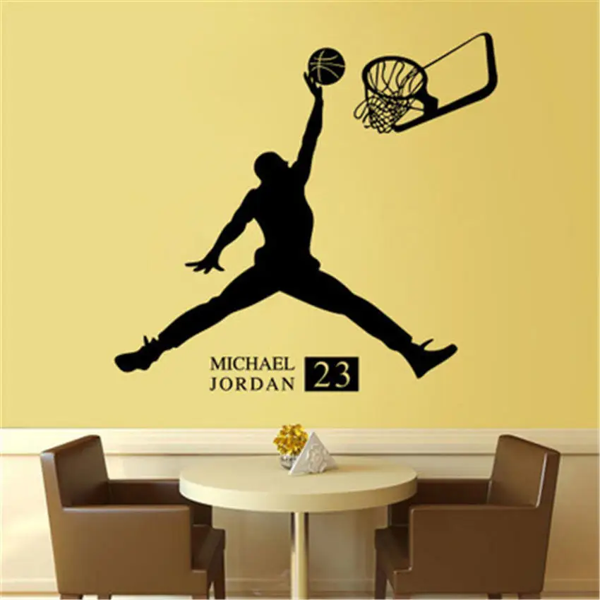 

DIY cartoon Jordan dunk wall sticker children's room home decor applique baby kindergarten diy vinyl art mural