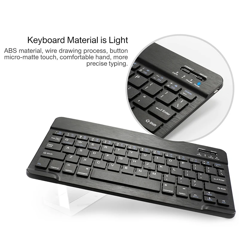  Bluetooth keyboard case for Samsung Galaxy Tab A 10.1 inch 2019 tablet SM-T510 SM-T515 Removable wi