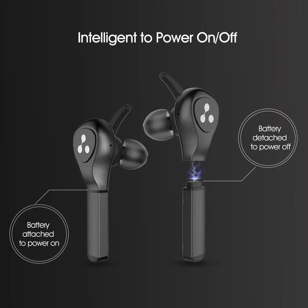 Pаспродажа Слог D9X СПЦ Съемная Батарея Bluetooth наушники Портативный легче Дело зарядки гарнитура Bluetooth Беспроводной наушники для телефона