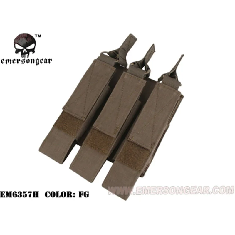 Emersongear Emerson модульный тройной MP7 маг Чехол Тактический Подсумок подсумок Wargame CS аксессуар Molle Mag Pouch