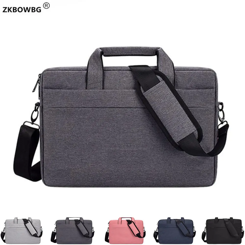 

Shoulder Bags Men Waterproof Strap Laptop Bags for xiaomi asus dell lenovo 13 14 15 13.3 15.6 inch Sleeve Handbag Computer Bag