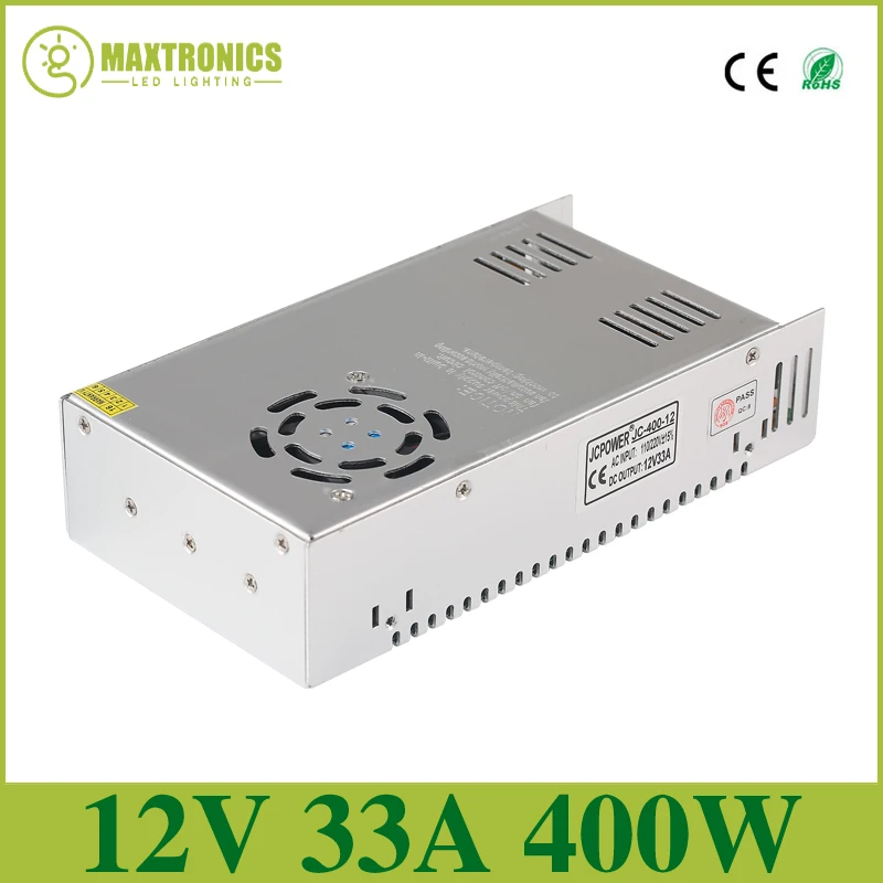 DC12V 33A 400W Regulated Switching Power Supply Driver Transformers For font b CCTV b font font