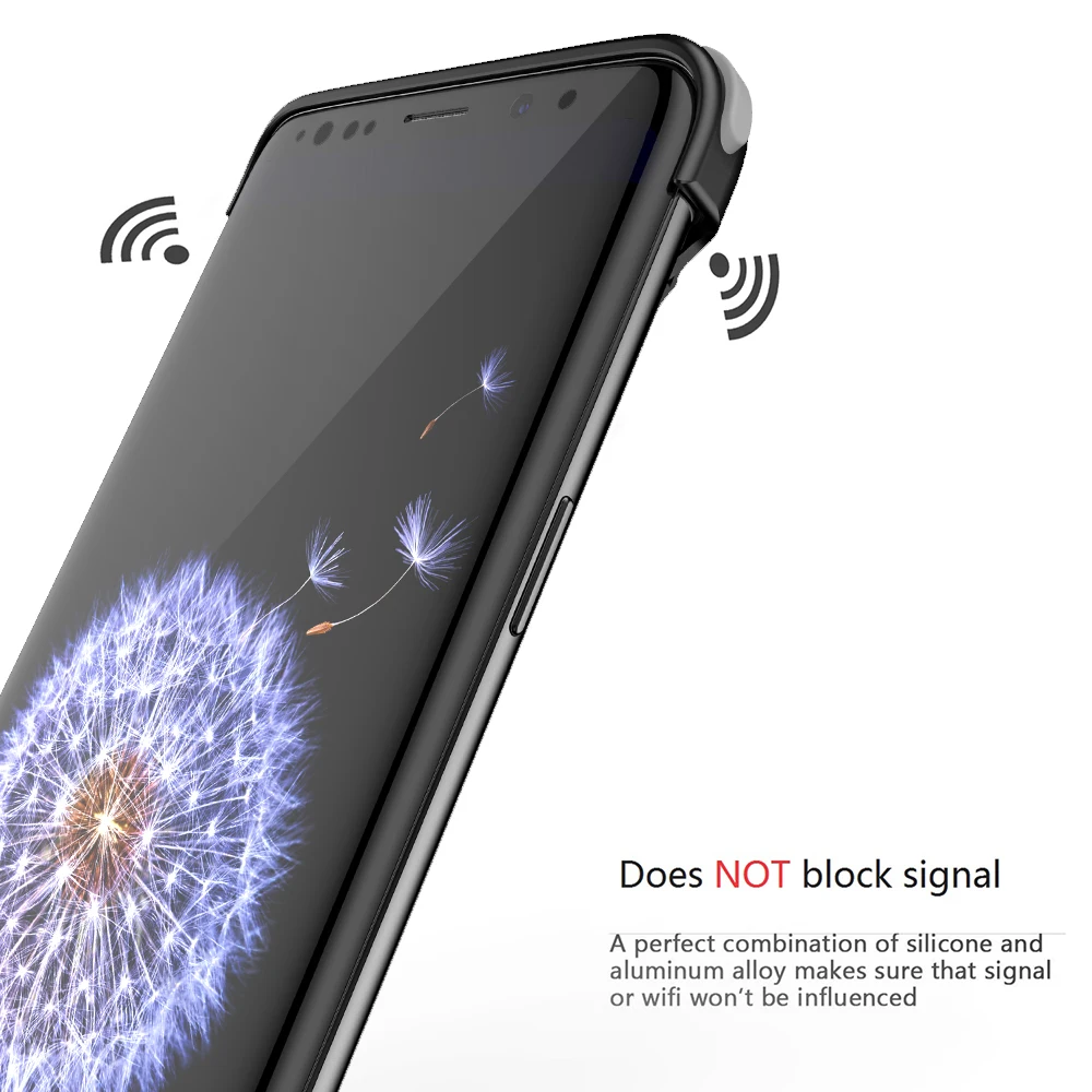 Oatsbasf водителя металлический корпус для Samsung Galaxy S9 личности В виде ракушки плюс