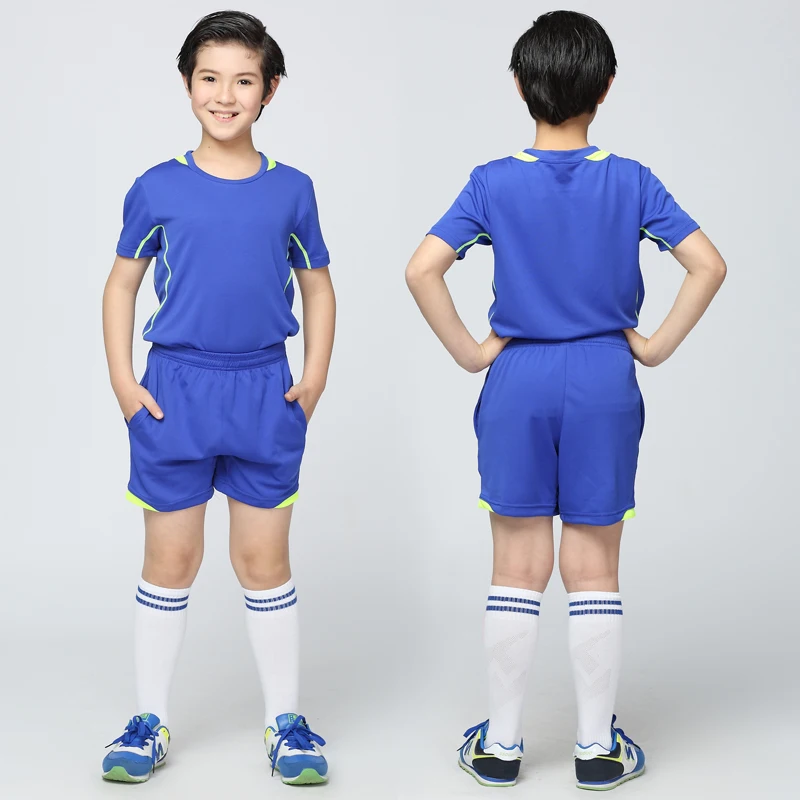 2018 Kids Boy Football Jerseys Kit Soccer Set Jersey Uniforms Futbol