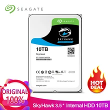 Seagate ST10000VX0004 10 ТБ видео внутренний жесткий диск 7200 об/мин SATA 6 ГБ/сек. 3,5 дюйма 256 МБ кэш HDD для безопасности