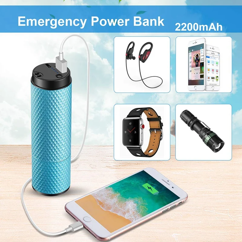 Ручные вентиляторы маленький вентилятор, Usb 2200Mah перезаряжаемая батарея, 8-12H время работы, путешествия/Футбол вентилятор охлаждения для женщин