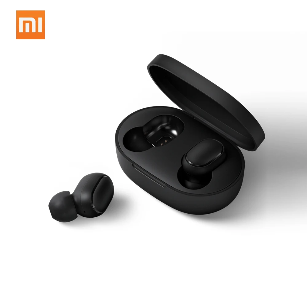 Original Xiaomi Redmi Airdots TWS Bluetooth Earphone Stereo Bass BT 5.0 Eeadphones With Mic Handsfree Earbuds AI Control Earbuds