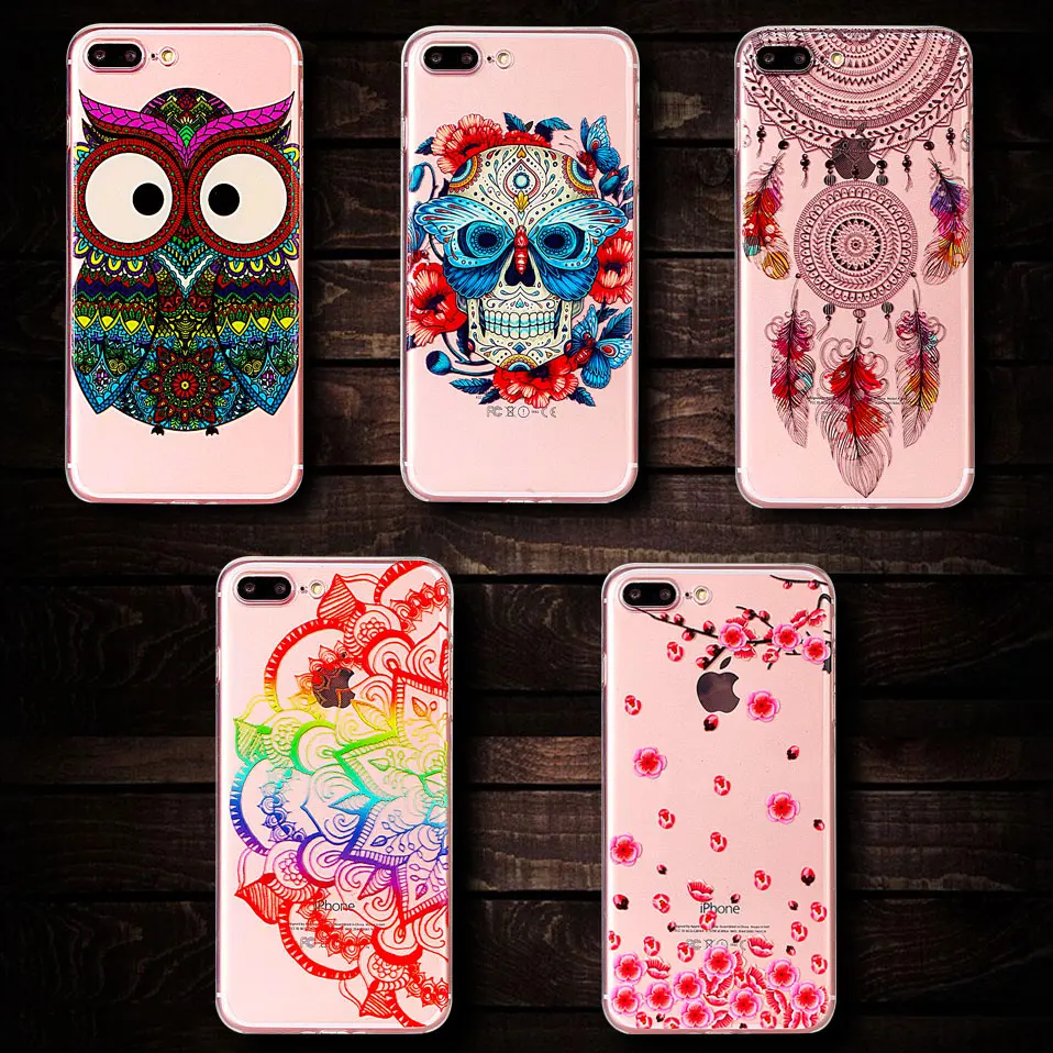 TPU Phone Cases For iPhone 6 6S 7 8 Plus Capa Silicone Back Case Cover Protectors Shells 5 5S SE X Coque Fundas |