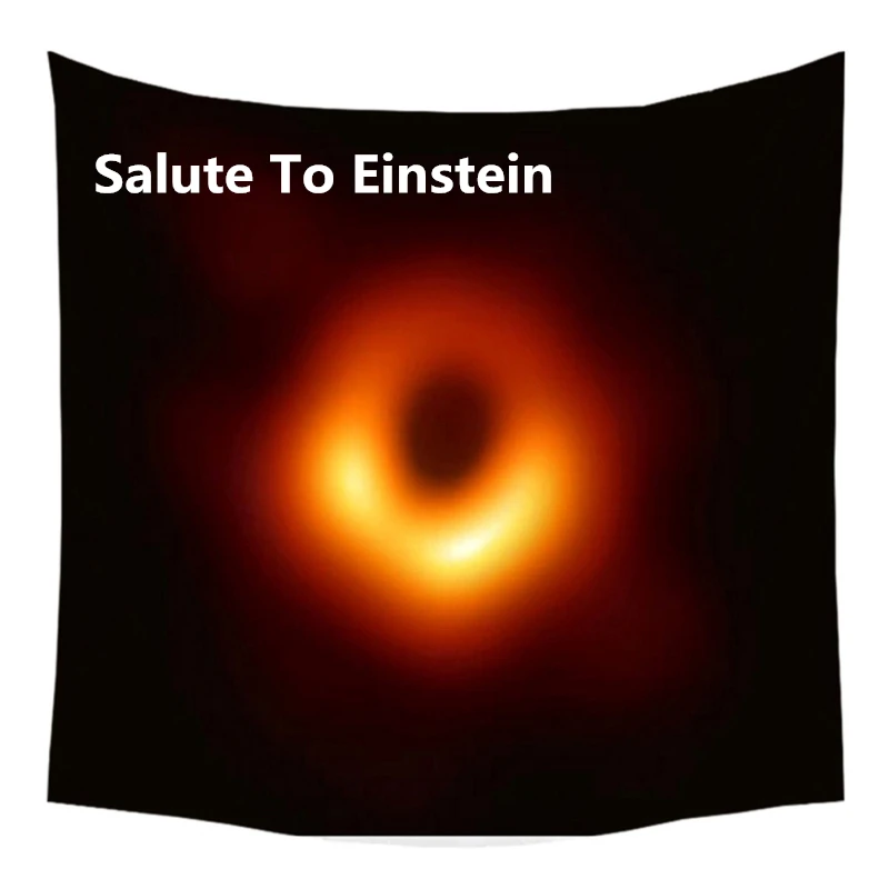 

Einstein Latest Black Hole Blanket Universe Astronomy Series Printing Wall Beach Cover Living Room Sofa Home Decoration
