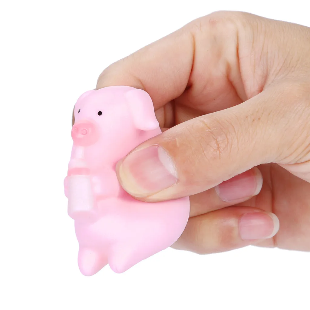 Горячая Распродажа 10 шт. милая мультяшная игрушка в форме розовой свиньи