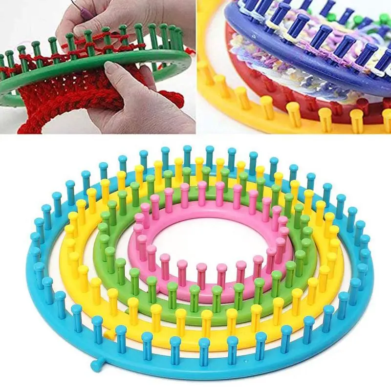 

DIY Hand Knitting Tools Weaving Loom Knitting Loom Flower Daisy Knit Pattern Maker Wool Yarn Needle Loom