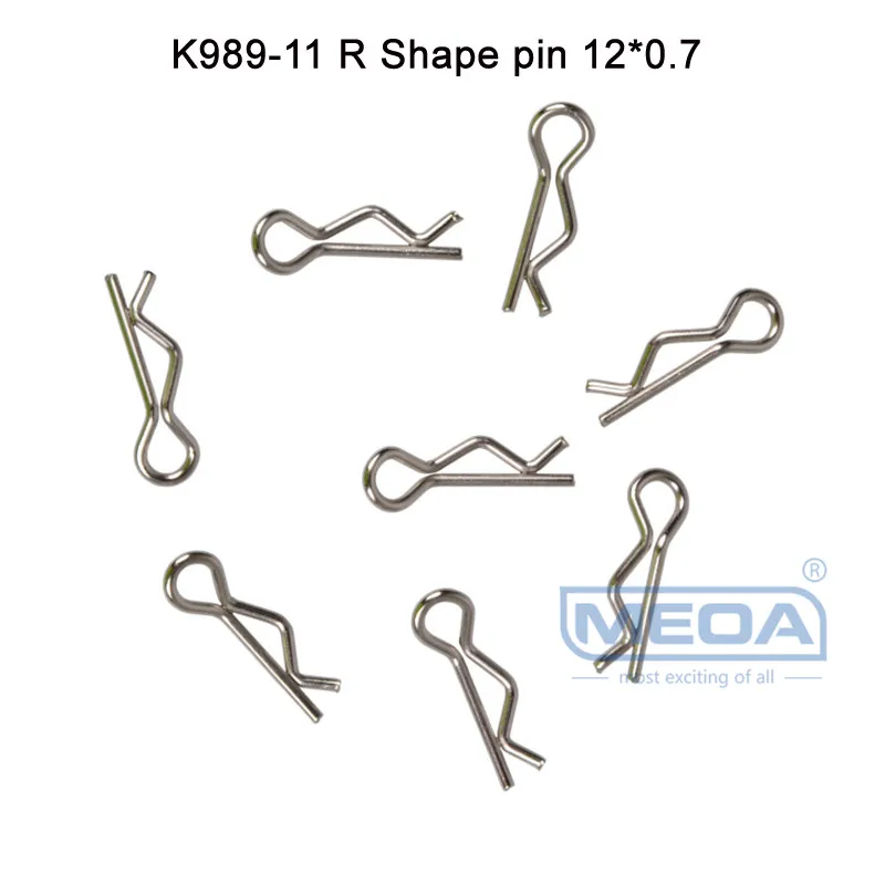 8 шт./компл. R Pin Wltoys K989 RC автомобилей запасные Запчасти K989-11 корпус автомобиля папку R Pin K969 Запчасти 12*0,7 мм корпус автомобиля папку K979/K989/K999