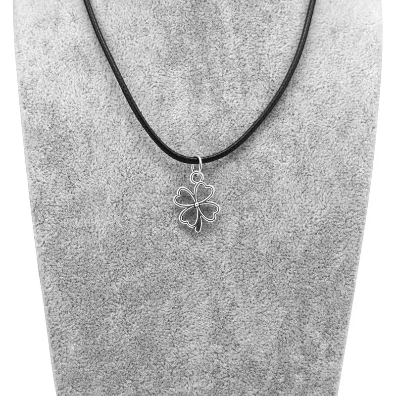 2 шт./лот четыре листа клевера ожерелья Bijoux Подвеска для матери романтические