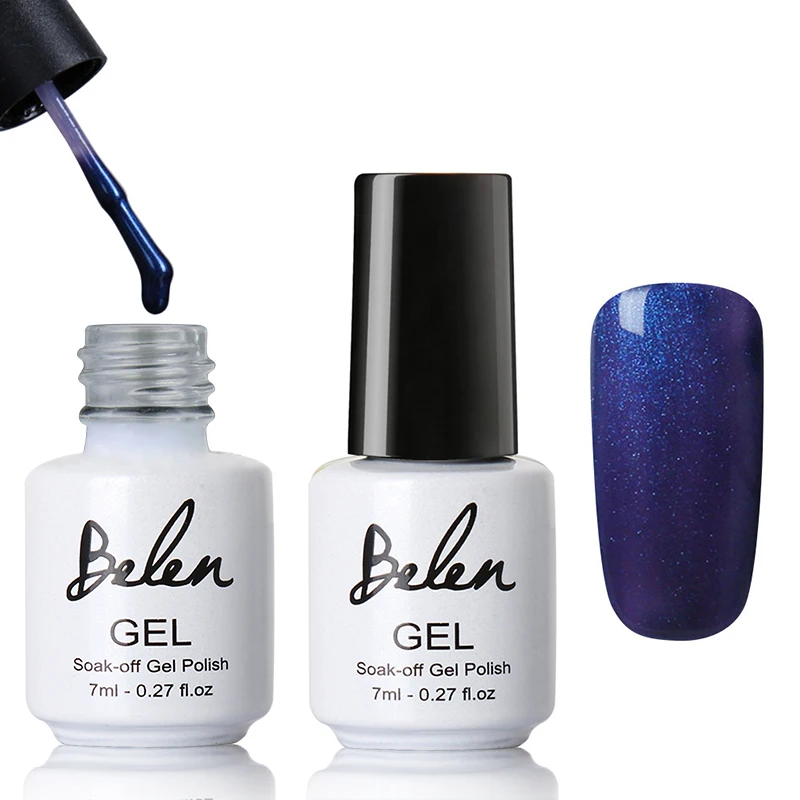 Belen 7 мл Лак для ногтей великолепного цвета Гель-лак для ногтей Vernis полуперманентный Гель-лак впитывающий лак для ногтей Гель-лак - Цвет: 40530