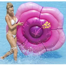 140 см Гигантский Надувной розовый бассейн поплавок сексуальный цветок плавательный круг надувной матрас коврик для загара взрослые надувные бассейны для воды игрушки