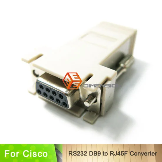 Console Black. PC Serial RJ45 to DB9 Female Adapter Cisco CAB-9AS-FDTE