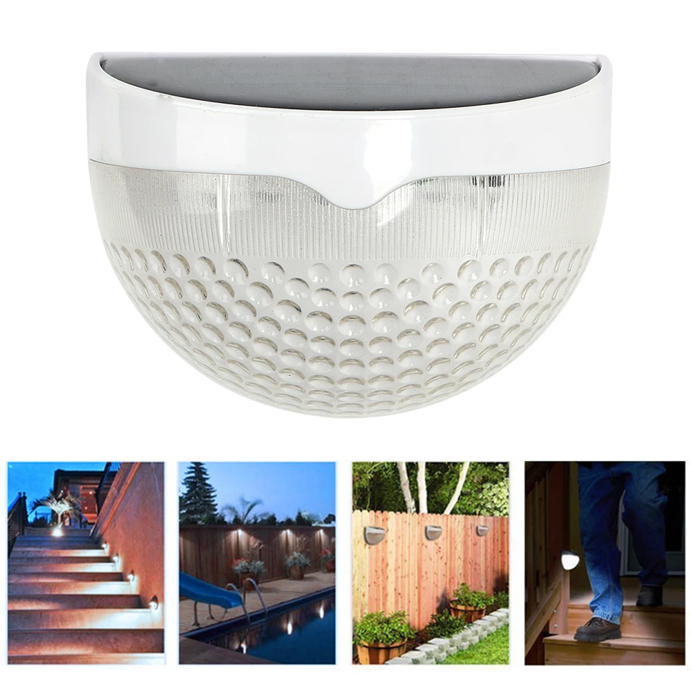 

Fence Security Lamp Solar Wall Light Quarter Ball 6 LEDs LED Garden Lamp Patio Decor Light Sensor Control Water Resistant