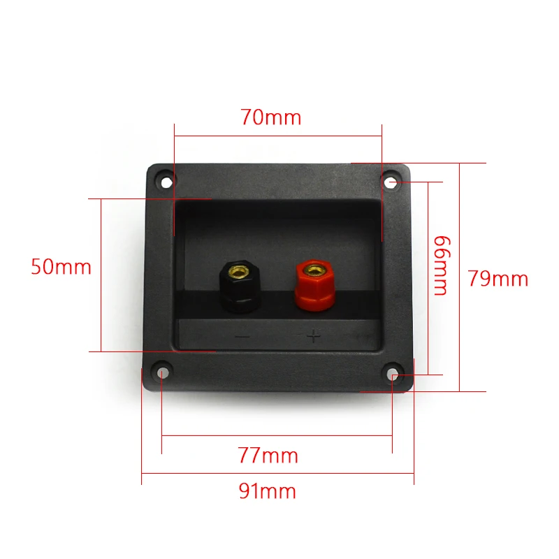 Доска квадратная Клеммная клемма тип динамик Клеммная чашка провода кабельный разъем коробки