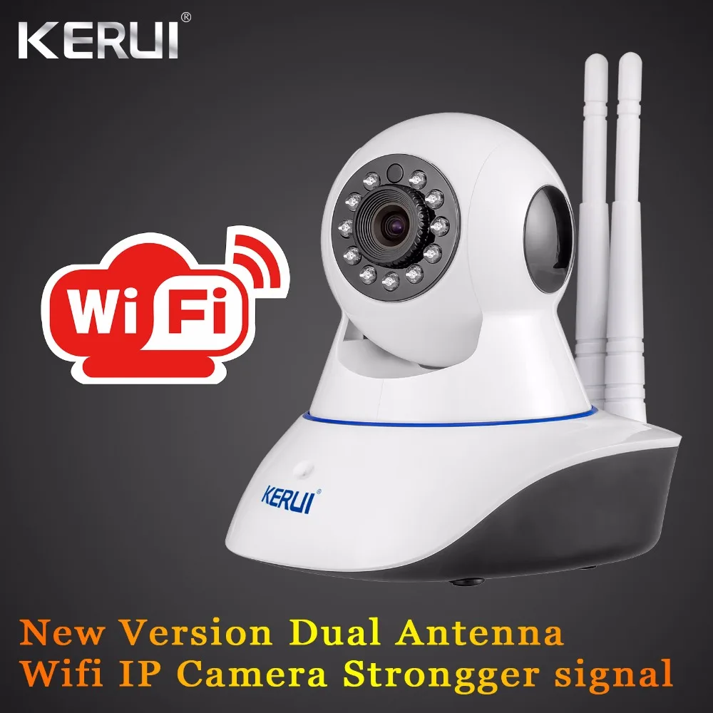 KERUI W2 WiFi GSM PSTN RFID Управление 2,4 дюймов TFT цветной дисплей домашняя охранная сигнализация Wifi IP камера Флешка WiFi сирена S