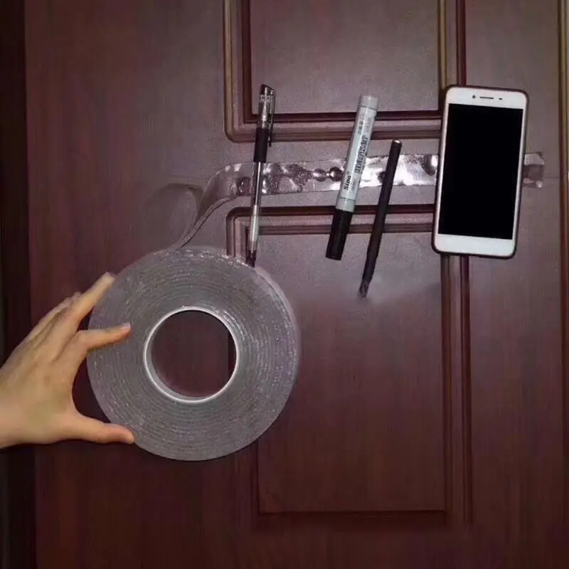 Multifunctional Nano Tape No Residue Clear Super Stickiness Gel Grip