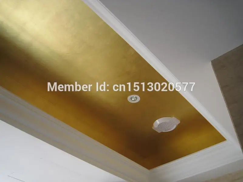 Высокое качество 1000 шт./упак. в итальянском стиле имитационное листовое золото 16*16 см для золочение