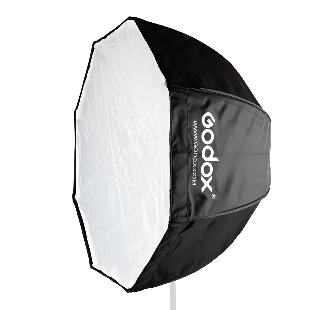 Godox 120cm 47인치 스피드라이트 플래시용 휴대용 팔각형 소프트박스 우산 브롤리 반사경