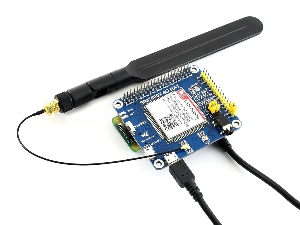 4G/3g/GNSS шапка для Raspberry Pi на основе SIM7600A-H LTE CAT4 для Северной Америки 4G связь и позиционирование GNSS
