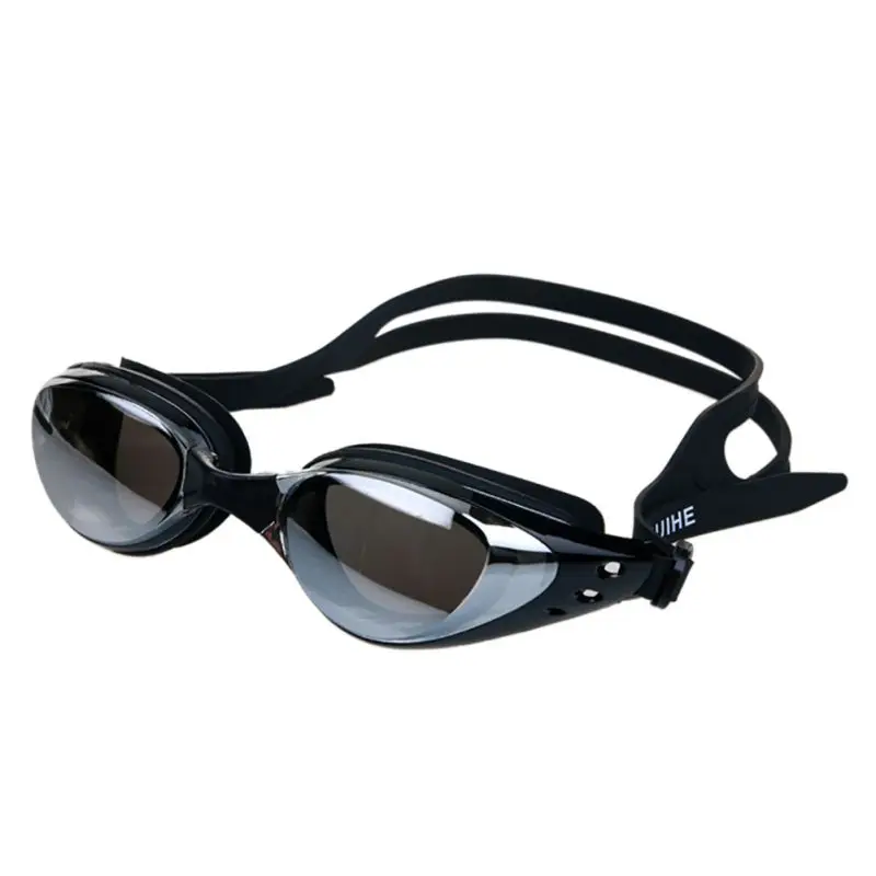 Новинка, спортивные очки для плавания, анти-туман, УФ-защита, водонепроницаемые, гальванизированные, для мужчин и женщин, очки для плавания, профессиональные - Цвет: B