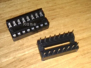 

16 Pin DIP Square Hole IC Sockets Adapter 16Pin Pitch 2.54mm Connector
