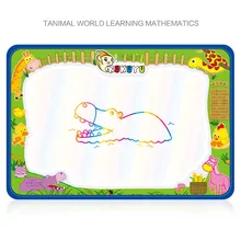 Вода, рисование, живопись записи коврик для рисования Magic стило перьевое подарок 50 см X 35 см образовательный Рождественский подарок игрушки