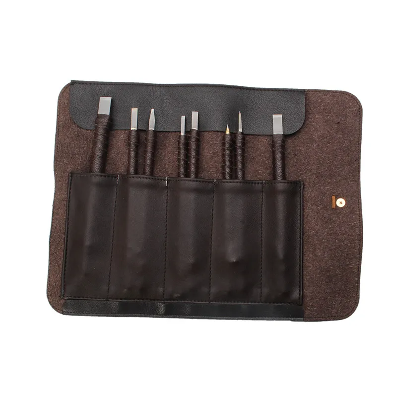 

Practical 8pc/set Tungsten Steel Wood Carving Chisels Stone Seal Craft Engraving Hand Tools For Hobby Handmade Art DIY 3mm-10mm