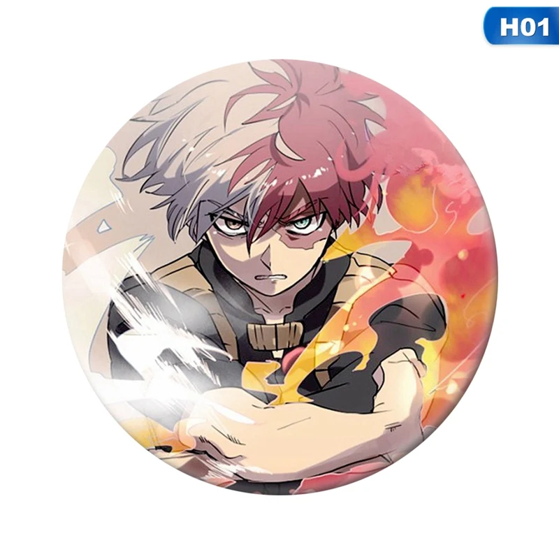 

Anime My Hero Academia Cosplay Badge Cartoon Boku No Hero Academia Brooch Pins Izuku Collection Bags Badges For Backpacks