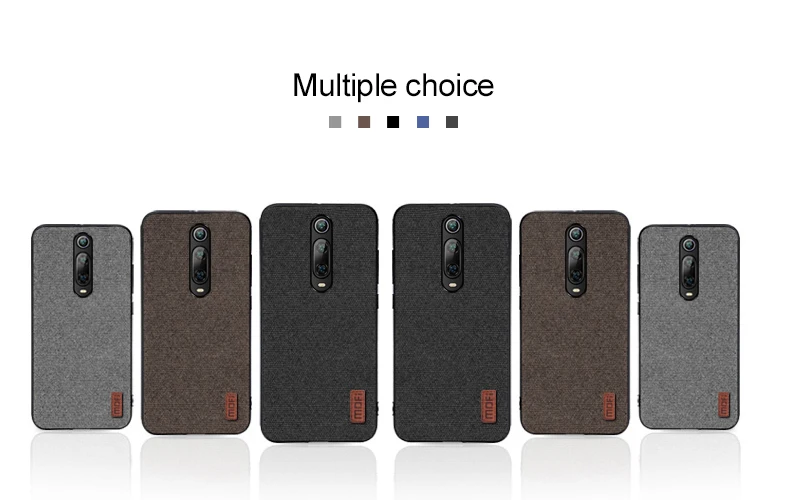 For Xiaomi Mi 9T Pro Case MOFi For Xiaomi Mi 9T Case Cover Protective Fabric Cloth Silicone Back Capas Global Mi9TPro Case