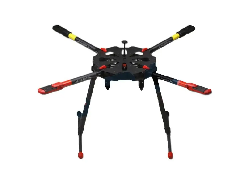 F11282 TL4X001 X4 Зонт углеродного волокна Складная Quadcopter кадров Комплект w/Электронные Посадка Skid для RC дрона FPV