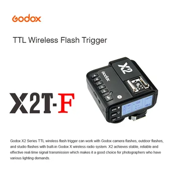 

Godox TTL HSS 2.4G Wireless Bluetooth X2T-F Transmitter Trigger For Fujifilm Camera Flash Remote Studio Strobe by Phone Mobile