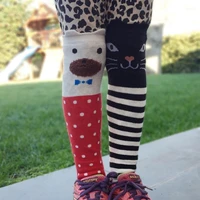 Cute Animal Socks Kids Girls Knee High Socks Children 3D Cartoon School Over Knee Long Socks Cotton Fox Cat Boys Leg Warmer 3-10 5