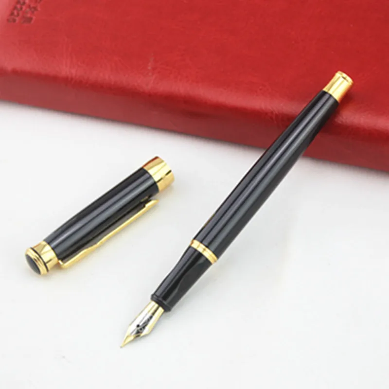 

BAOER 508 Red wine snowflake Business office medium Nib Fountain Pen New