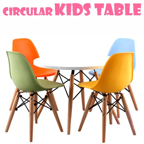 circular kids table