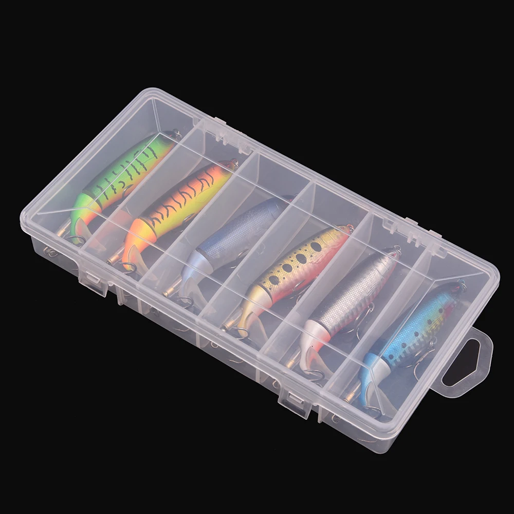 6 قطعة مع مربع الهائل Plopper 100 مللي متر 13g العائمة بوبر الصيد إغراء الاصطناعي الطعم الثابت المتذبذب الدورية الذيل الصيد معالجة 6 قطعة مع مربع الهائل Plopper 100 مللي متر 13g العائمة بوبر الصيد إغراء الاصطناعي الطعم الثابت المتذبذب الدورية الذيل الصيد معالجة