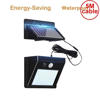 

Solar Light Recharge 20/30 Leds PIR Motion Sensor Solar Lamp Outdoor Garden Lamp Decoration Night Security Wall light deck door