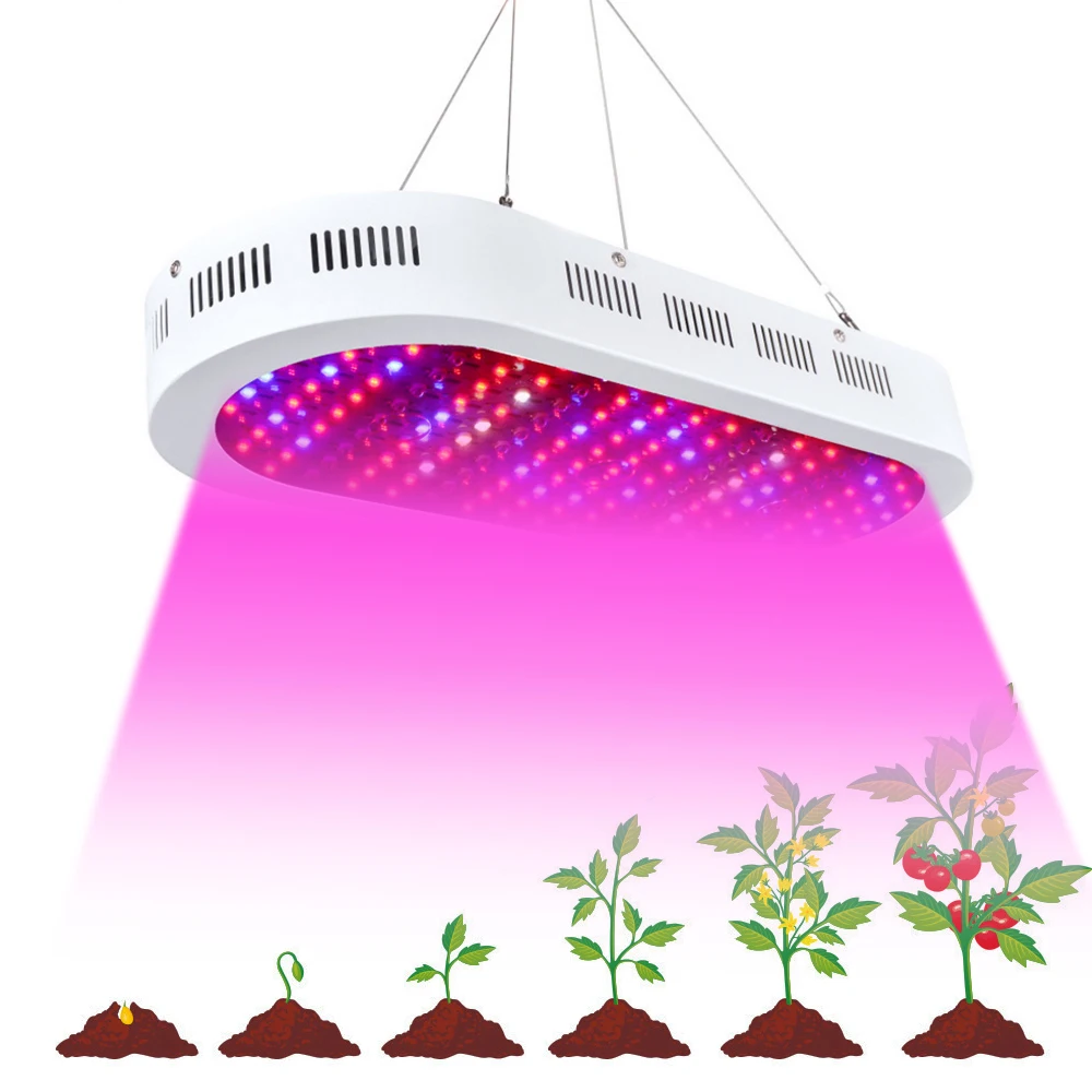 Светодиодный Grow Light 150W/220W/300W двойной переключатель чип полный спектр для
