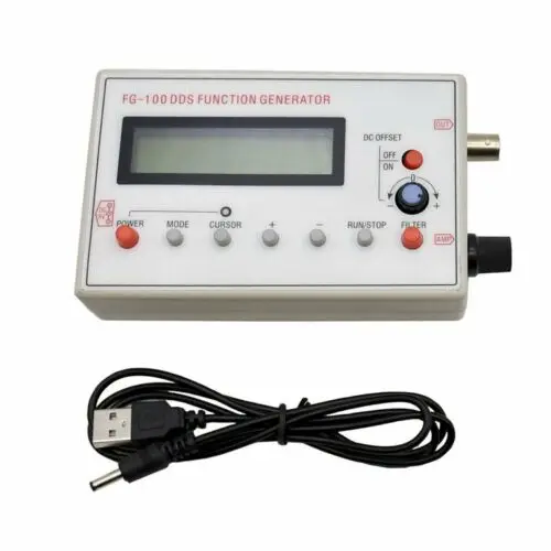 

DDS Function Signal Generator Sine+Triangle + Square Wave Frequency 1HZ-500KHz