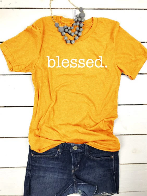 yellow t shirt for womens