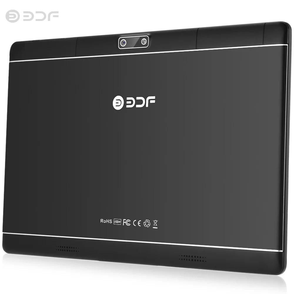 BDF 10 дюймов Android 9,0 планшетный ПК 10/десять ядер 1280*800 ips 8 ГБ/128 ГБ Tab 4G LTE две sim-карты 10,1 МП Двойная камера ПК планшеты